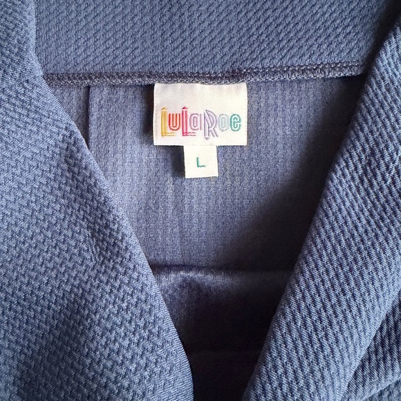 LuLaRoe Cassie Navy Pencil Skirt - Picture 2 of 4